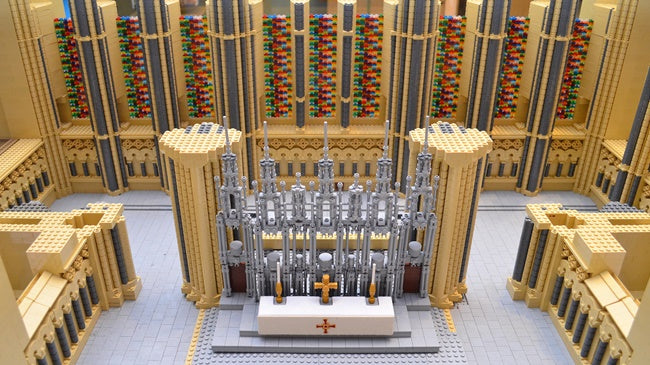 St Cuthbert’s Pupils Build LEGO Shrine – Sponsored by Sacristy Press!