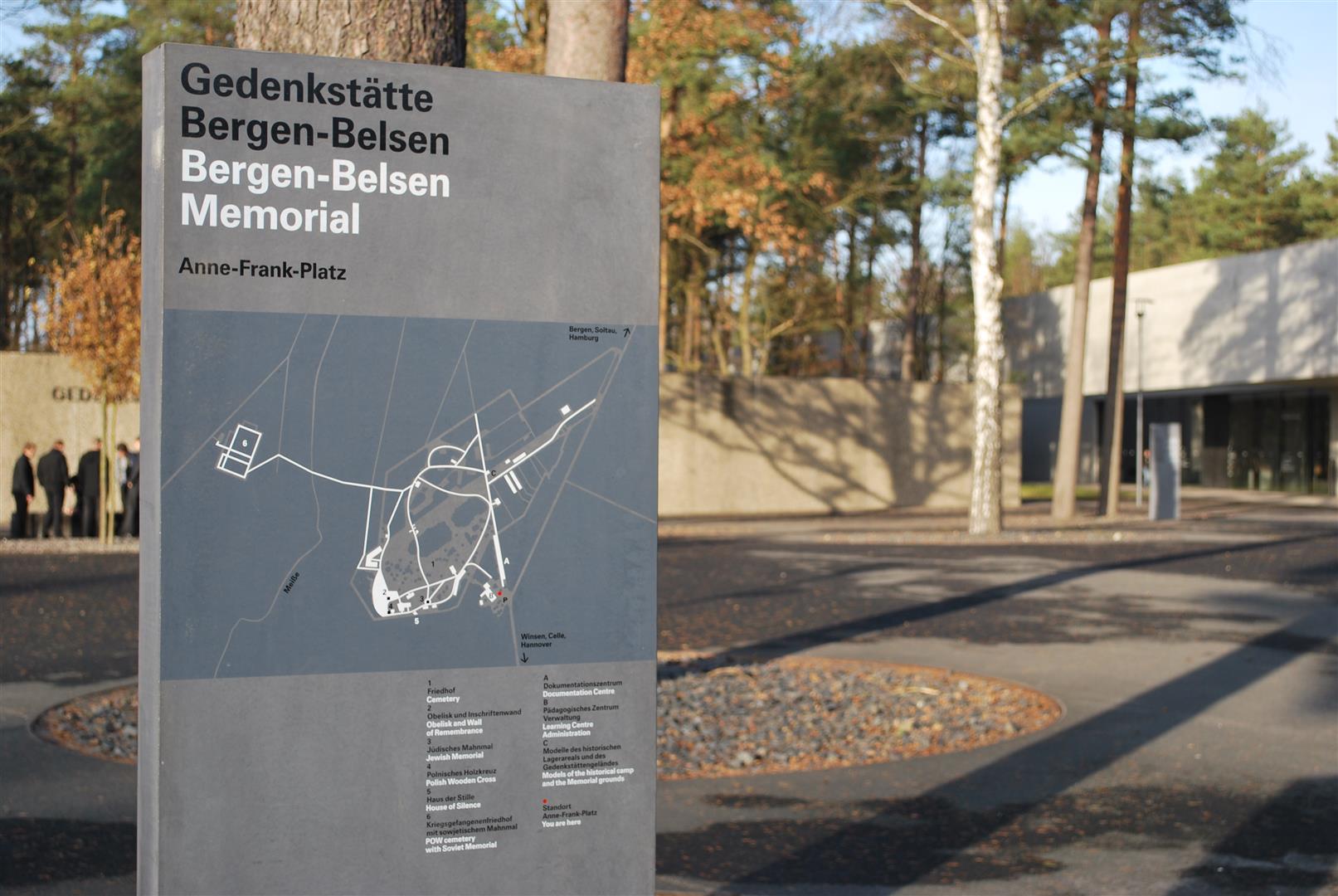 Queen Visits Belsen Concentration Camp