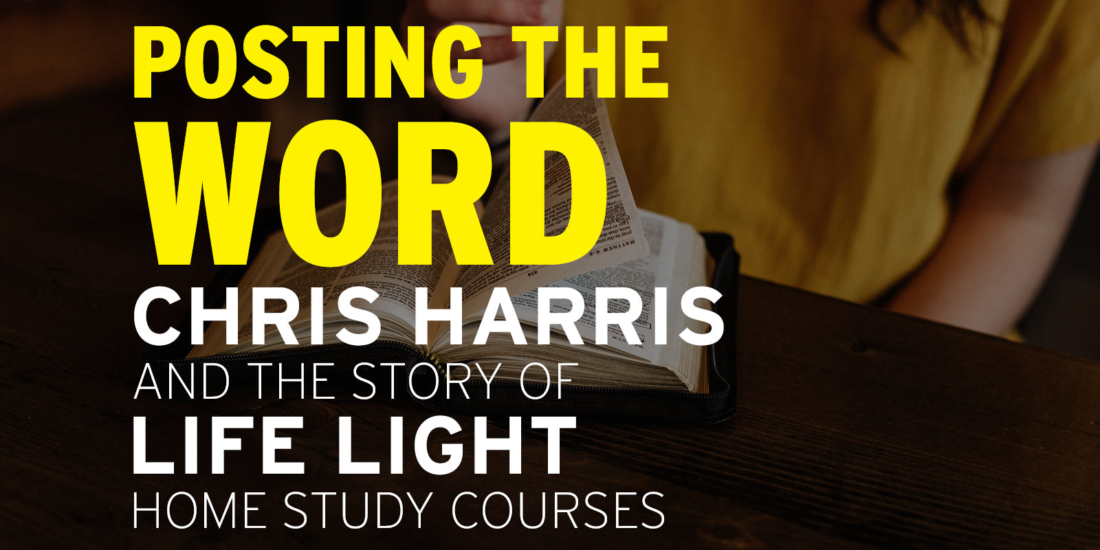 Posting the Word: a Lament?