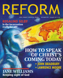 REFORM Magazine front cover, December 2012